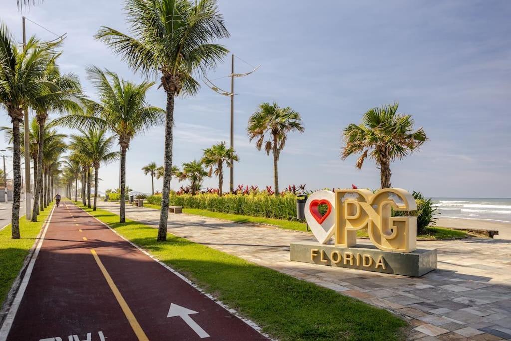 Apartamento Frente Para O Mar 6 Pessoas Com Estacionamento Praia Grande  Luaran gambar